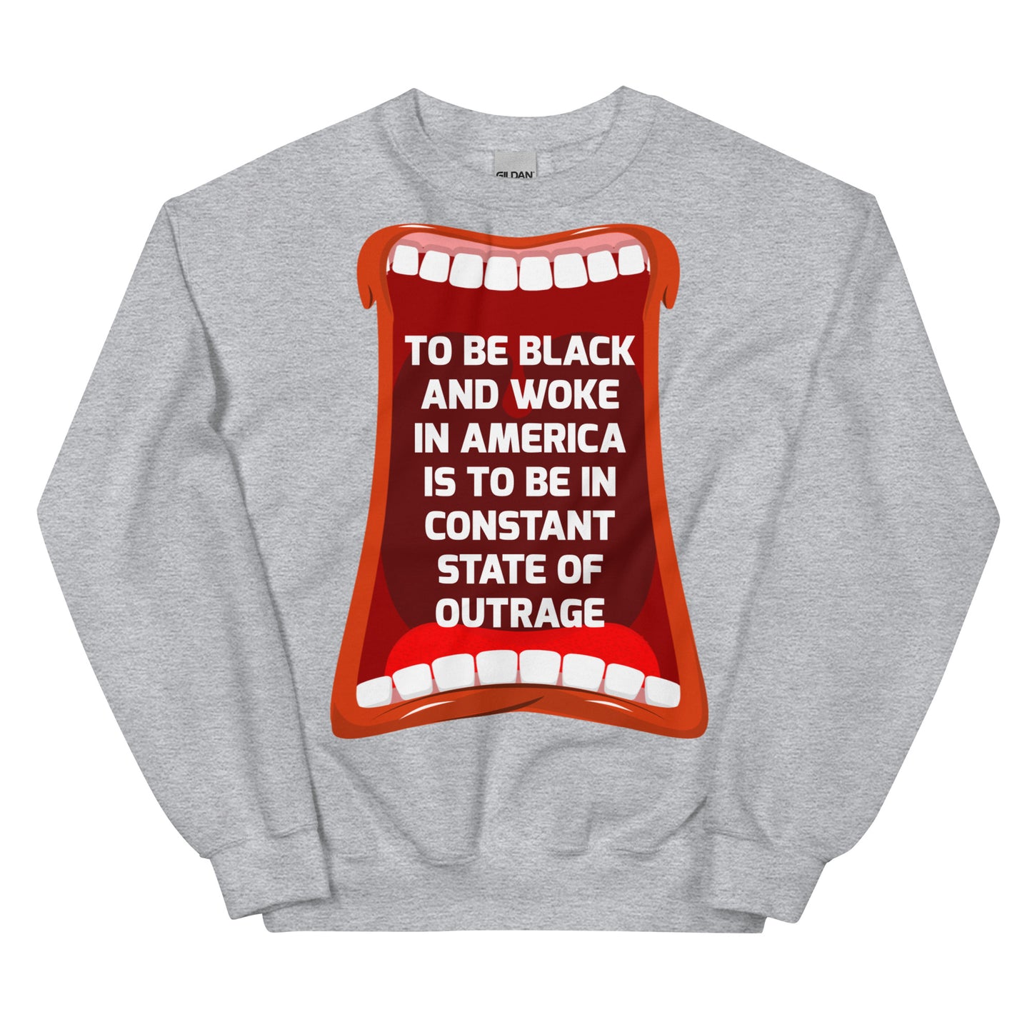 Black And Woke Sweat Shirt