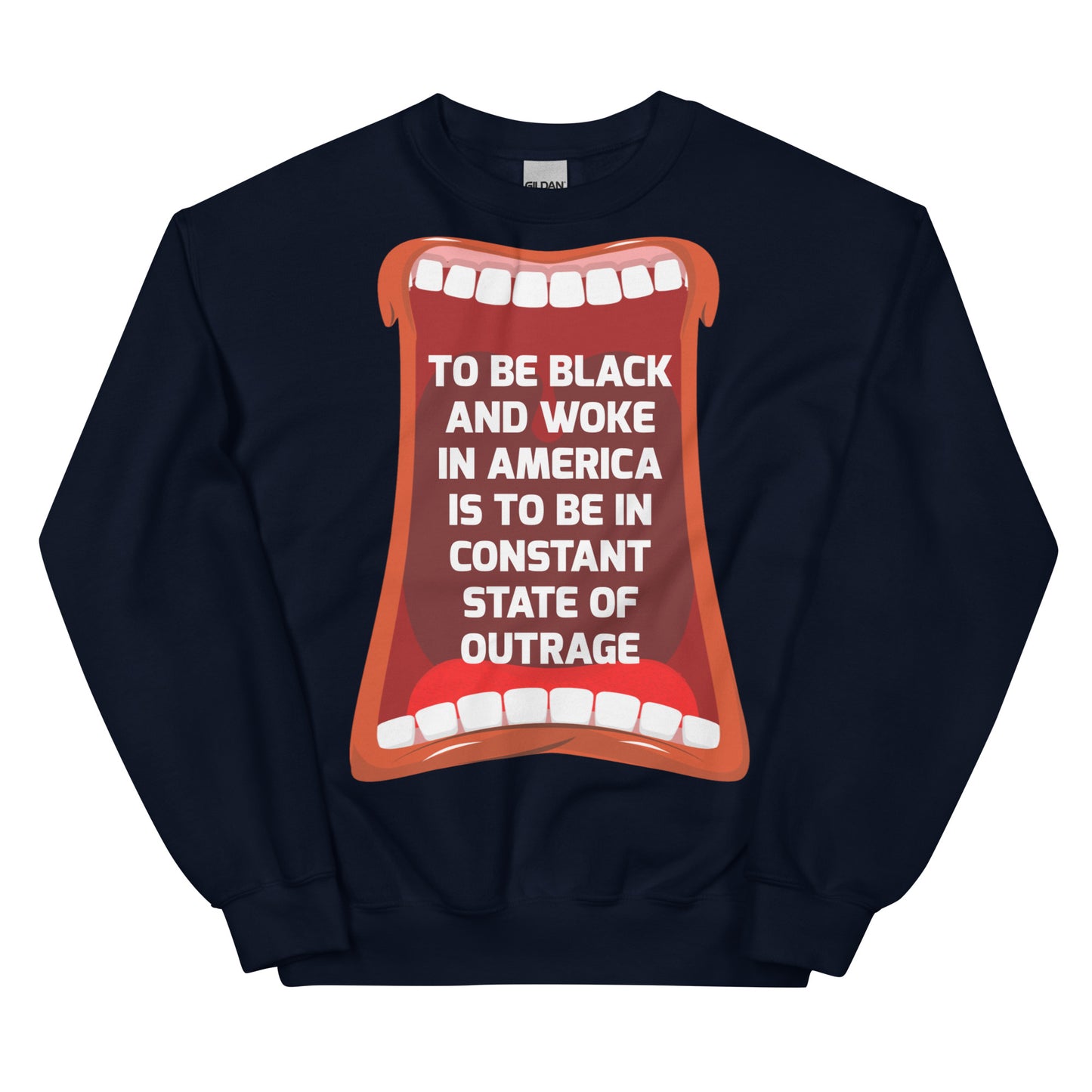 Black And Woke Sweat Shirt