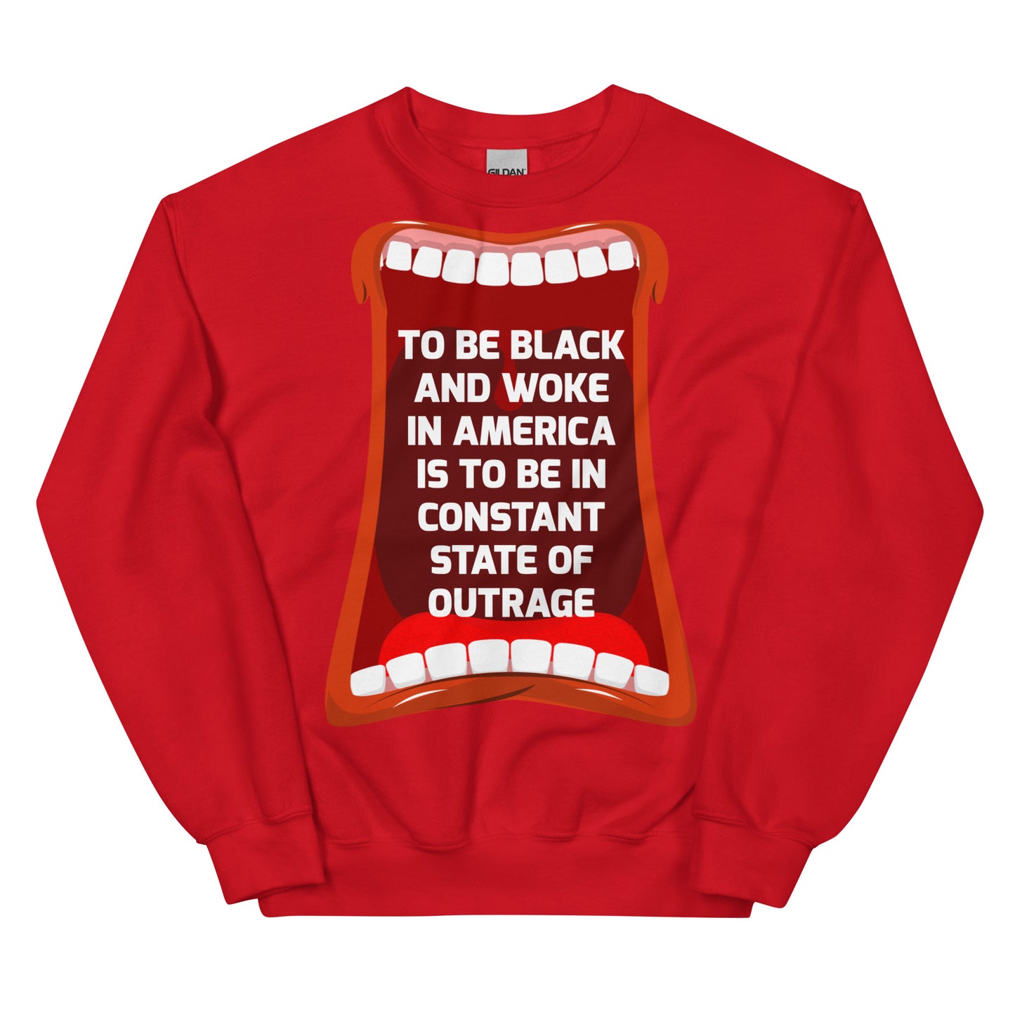 Black And Woke Sweat Shirt
